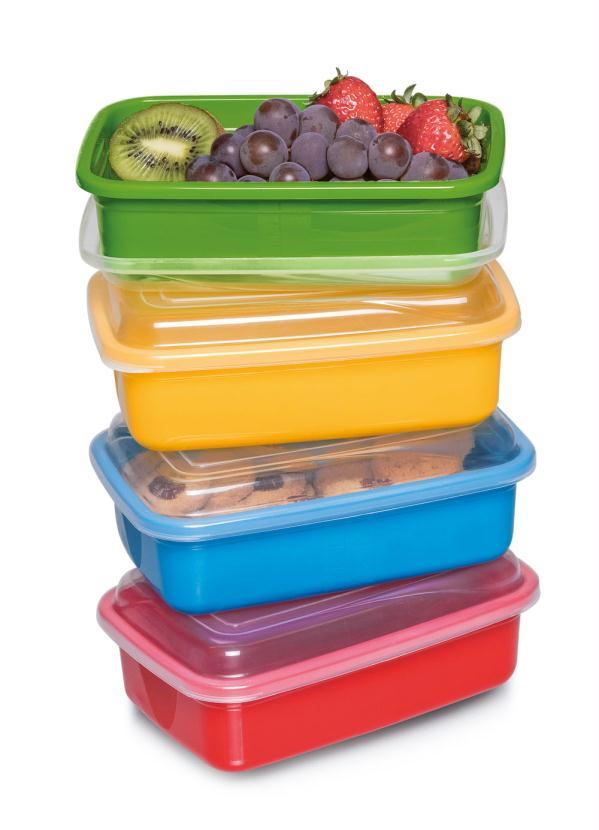 Lar e Lazer - Kit 4 Potes Retangulares Popcolors 1