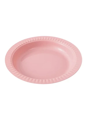 Giplas - Kit 6 Pratos de Plastico Rosa - GIPLAS
