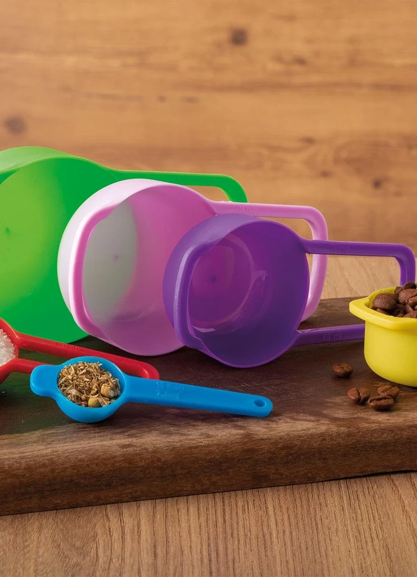 Lar e Lazer - Kit Colheres Medidoras 6 Peças