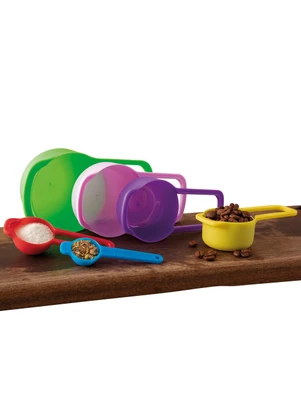 Lar e Lazer - Kit Colheres Medidoras Coloridas 6 Peças - LAR E LAZER