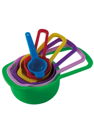 Lar e Lazer - Kit Colheres Medidoras Coloridas 6 Peças - LAR E LAZER