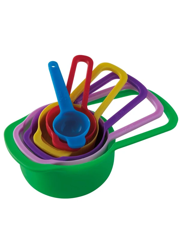 Lar e Lazer - Kit Colheres Medidoras Coloridas 6 Peças 2