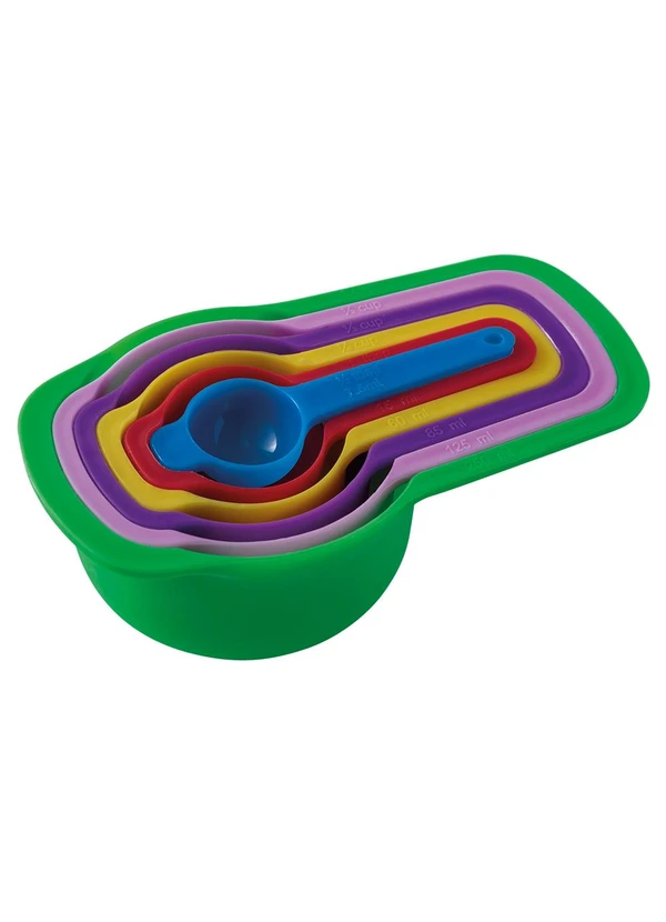 Lar e Lazer - Kit Colheres Medidoras Coloridas 6 Peças 3