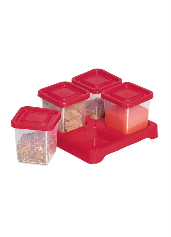 Lar e Lazer - Kit Porta Condimentos Love 4 Peças 2