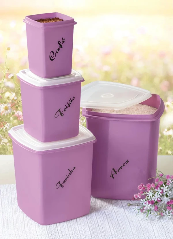 Lar e Lazer - Kit Potes Herméticos Fruti 4 Peças 2