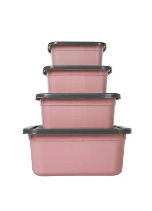 Giplas - Kit Potes Quadrados Lovely 4 Peças - GIPLAS