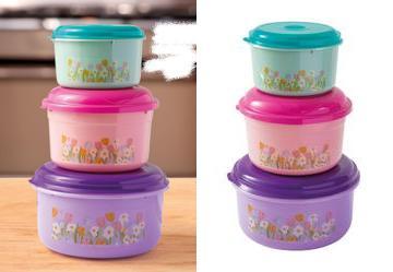 Kit Potes Redondos Tulipa 3 Pe�as