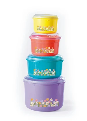 Giplas - Kit Potes Redondos Tulipa 4 Peças - GIPLAS