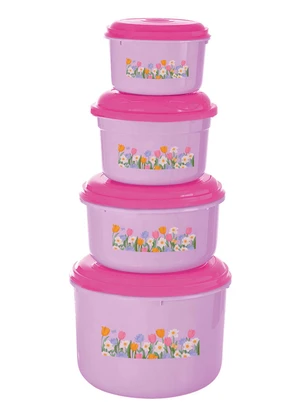 Giplas - Kit Potes Redondos Tulipas Cassis 4 Peças - GIPLAS