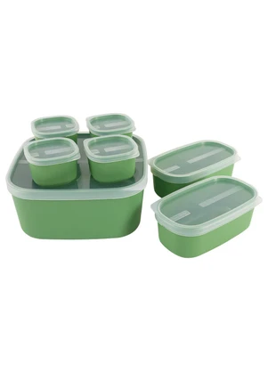 Kit Potes Tramontina 7 Peças (Verde) - TRAMONTINA