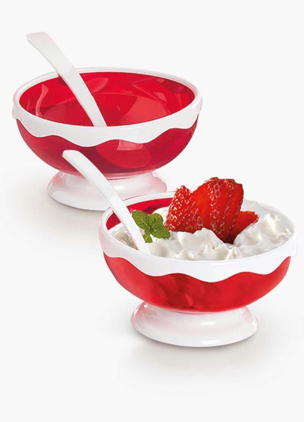 Lar e Lazer - Kit Sobremesa Bicolor 4 Peças