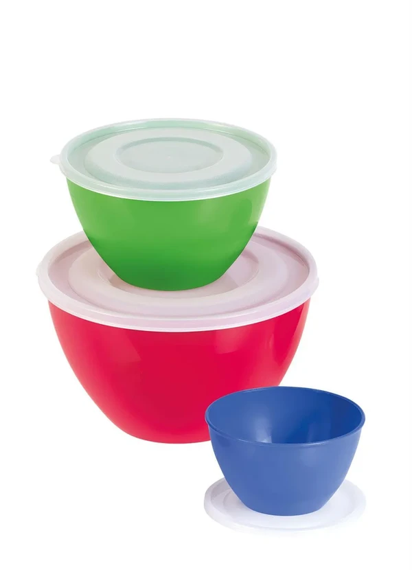 Lar e Lazer - Kit Tigelas Coloridas em Plástico 3 Peças 2