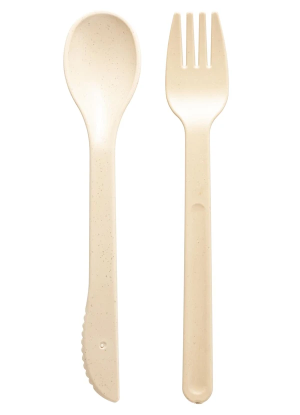 Lar e Lazer - Marmita Hermética com Talheres Off White 1 Peça 4