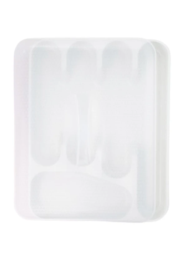 Lar e Lazer - Organizador de Talheres com Tampa Branca 2