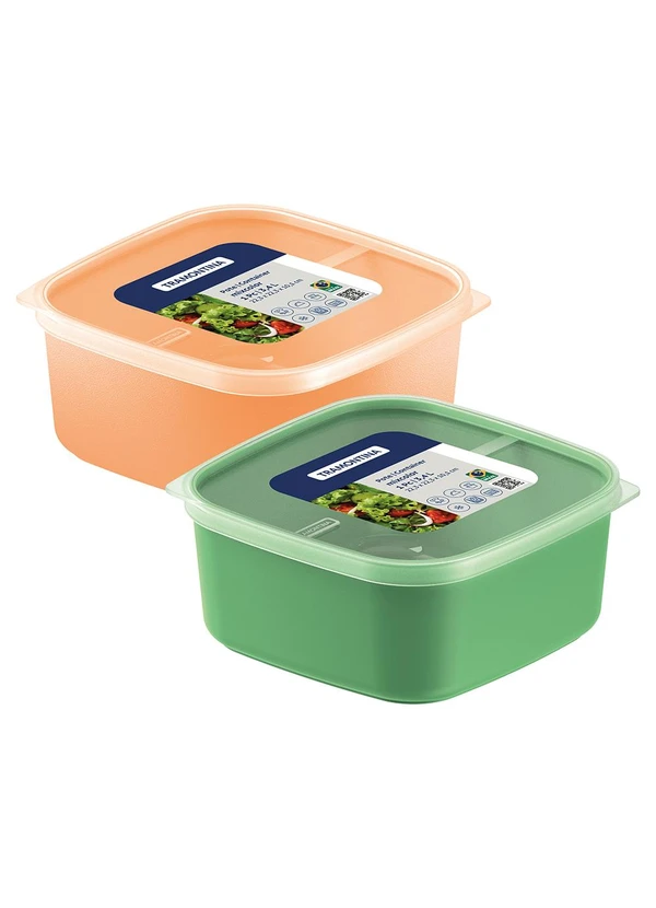 Tramontina - Pote Mixcolor Laranja 3,4l 3