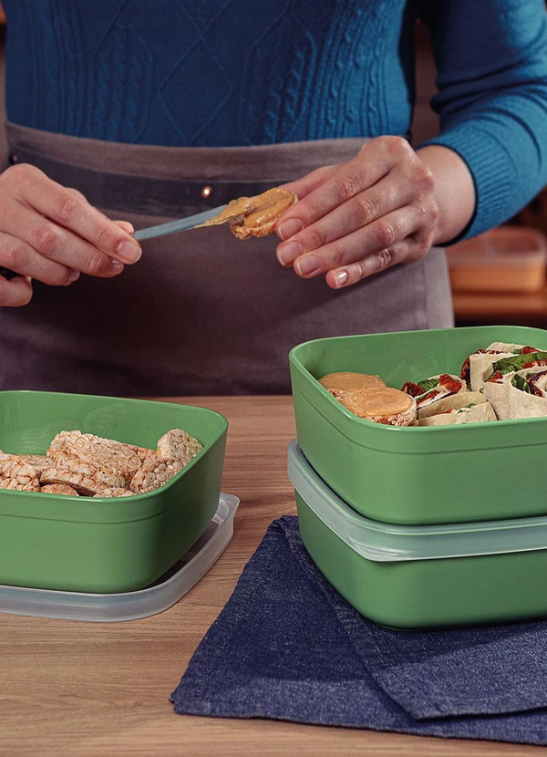 Tramontina - Pote Mixcolor Tramontina Verde 1,1l 2