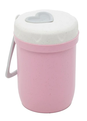 Lar e Lazer - Pote Térmico com Alça Rosa 300 Ml - LAR E LAZER