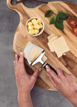 Tramontina - Cortador de Queijo Preto em Aço Inox - TRAMONTINA