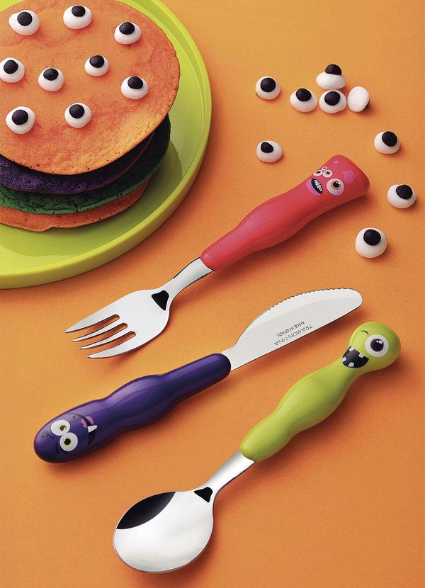 Jogo de Talheres Colorido 3 Peas