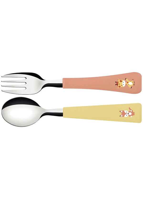 Tramontina - Jogo de Talheres Infantil Colorido 02 Peças 2