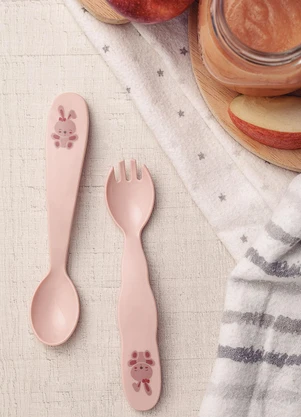 Tramontina - Jogo de Talheres Le Petit Rosa 03 Peças - TRAMONTINA