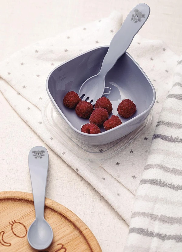 Tramontina - Jogo Infantil Le Petiti Cinza 3 Peças