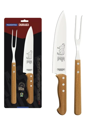 Tramontina - Jogo Trinchante em Aço Inox 2 - TRAMONTINA