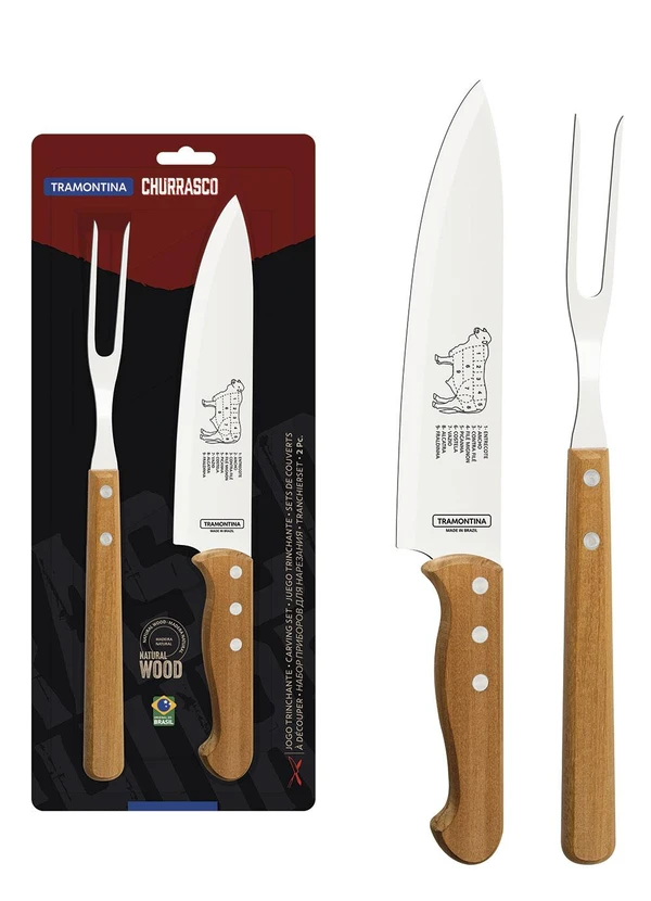 Tramontina - Jogo Trinchante em Aço Inox 2