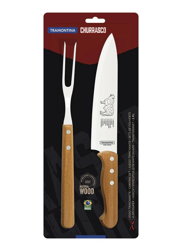 Tramontina - Jogo Trinchante em Aço Inox 2 2