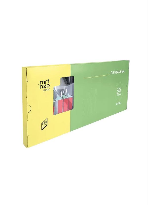 Martinazzo - Kit Talheres Primavera Vermelho 24 Peças 3