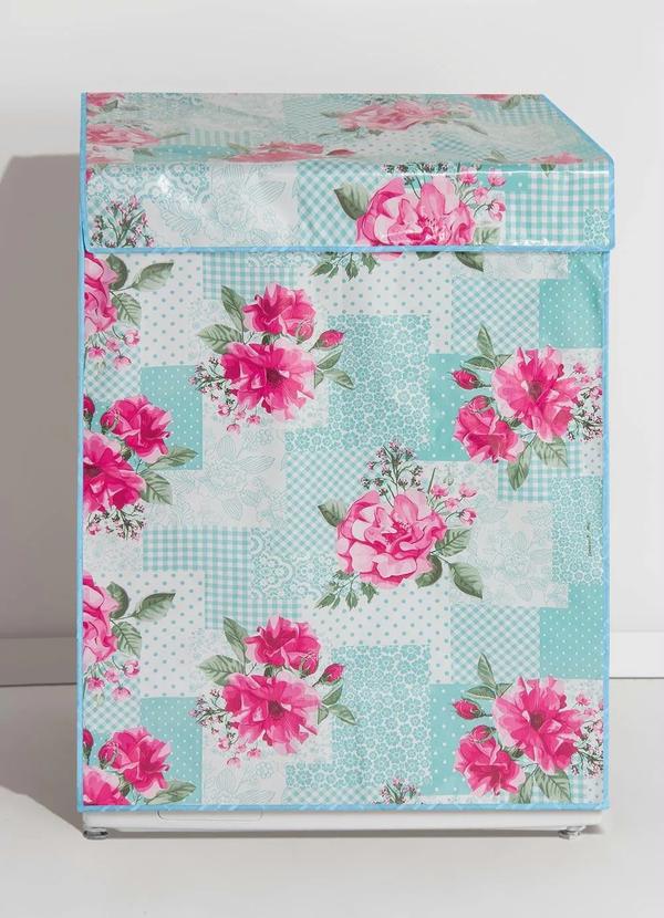 Lar e Lazer - Capa Máquina Lavar P Floral 2