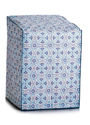 Lar e Lazer - Capa para Máquina de Lavar Floral 9,10,12 Kg - LAR E LAZER