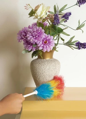 Mundo Lar - Espanador para Limpeza Colorido 1 Peça - MUNDO LAR