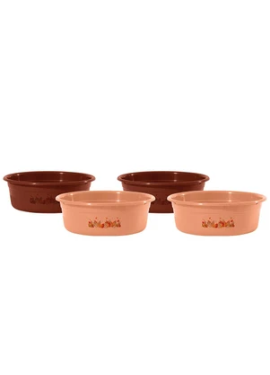 Giplas - Kit 4 Bacias 2,6l Floral Outono - GIPLAS