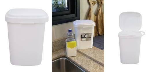 Lixeira Clean Premium 4,5 Litros Branca