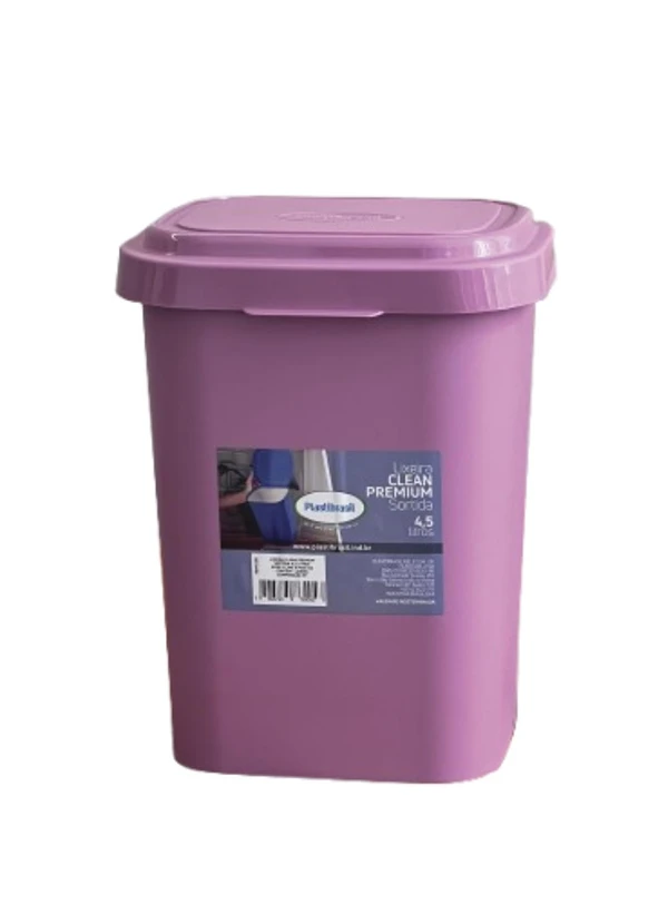 Lar e Lazer - Lixeira Clean Sortida 4,5 Litros 3