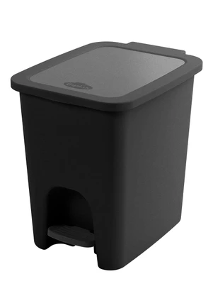 Giplas - Lixeira de Pedal Preto 14,5l - GIPLAS
