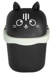 Lixeira Gato Preto/Bege 1,5l