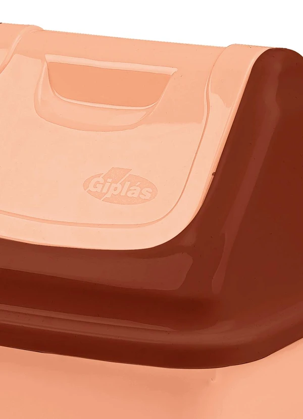 Giplas - Lixeira Quadrada 3,6l - Floral Outono 2