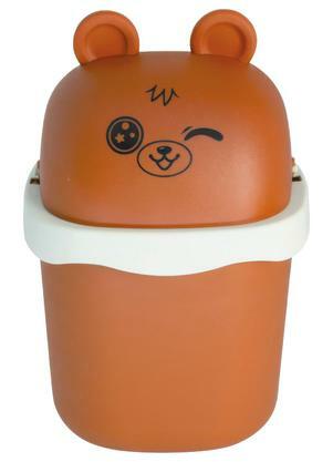 Lixeira Urso (Marrom/Bege) 1,5l