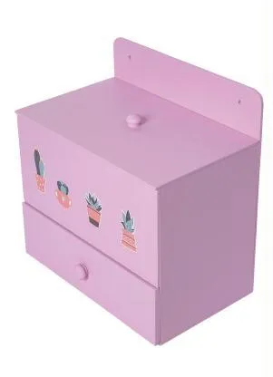 Lar e Lazer - Baú com Gaveta Suculenta - LAR E LAZER