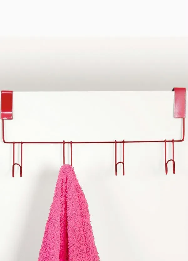 Lar e Lazer - Cabide para Porta com 4 Ganchos 1 Peça 2