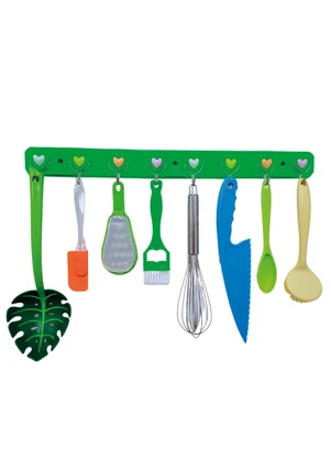 Lar e Lazer - Cabideiro Coração 8 Ganchos - LAR E LAZER