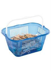 Cesto para Prendedores de Roupas Azul 1 Pea