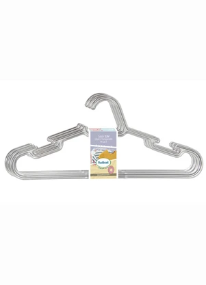 Lar e Lazer - Kit 3 Cabides Slim Infantil Incolor - LAR E LAZER