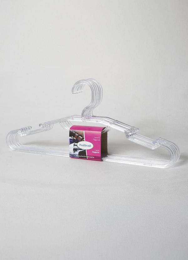 Kit 5 Cabides (Transparentes) Elegance