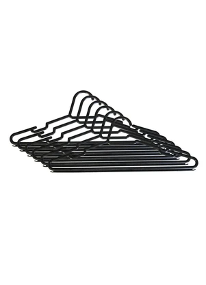 Lar e Lazer - Kit Cabides Smart Preto 6 Peças - LAR E LAZER