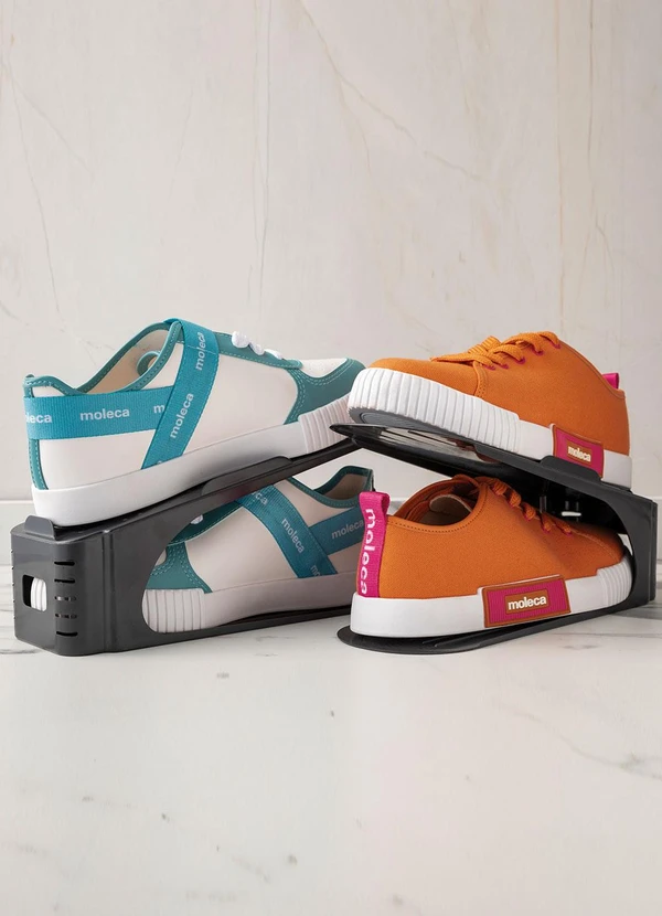 Lar e Lazer - Kit Sapateira Plus Preta 2 em 1