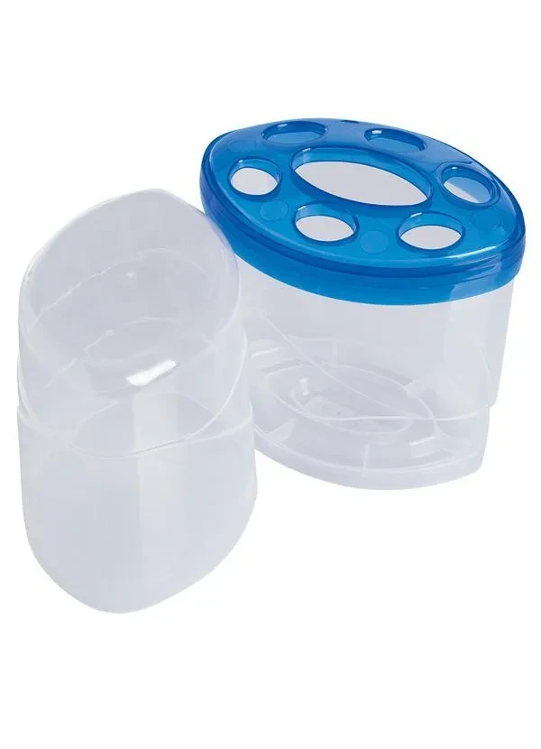 Lar e Lazer - Porta Escovas com Tampa em Plástico 20 X 11 Cm 2