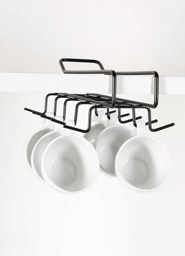 Lar e Lazer - Porta Xícaras Elegance Preto 2